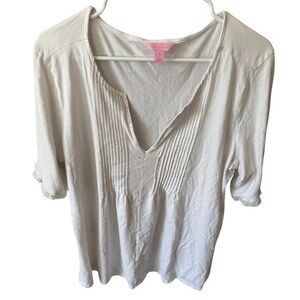 Lilly Pulitzer White Garment with Pink Label